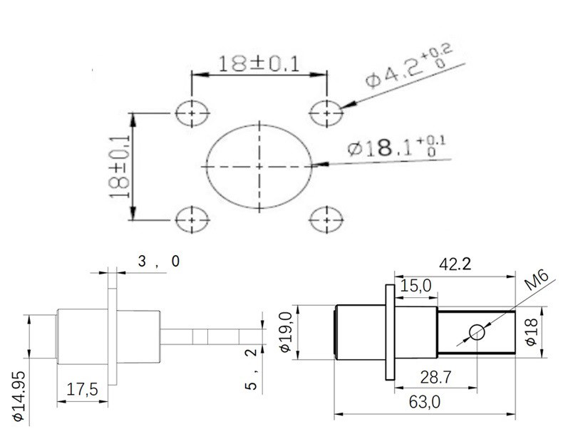 energy storage connector size